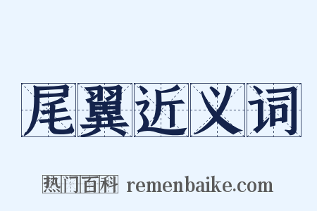 尾翼近义词是什么意思的图片